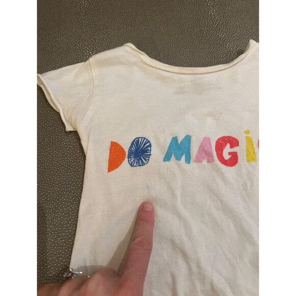 Noe & Zoe Berlin “Do Magic” Rolled Edge Tee 12M GUC - Picture 2 of 4